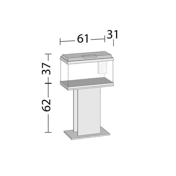 Juwel Aquarium Primo 60 Schwarz – Bild 4