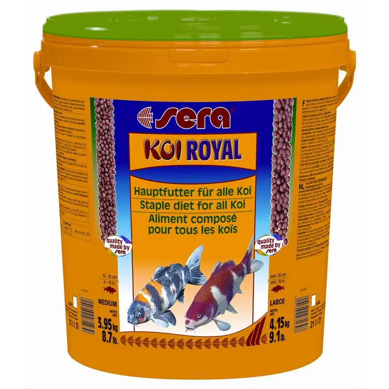 Sera Koi Royal HF Medium | 21 Liter Für Mittelgroße Koi`s